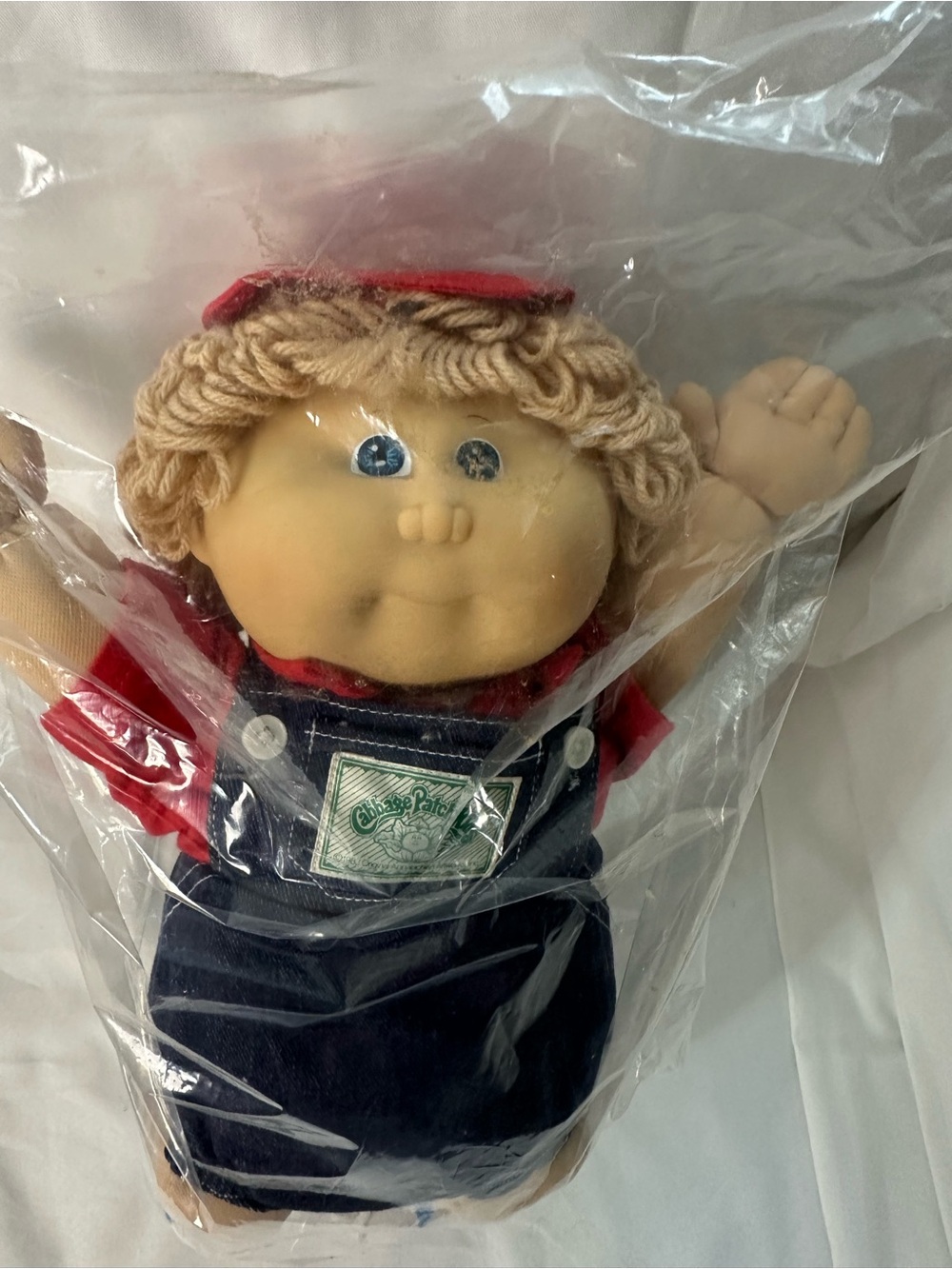 Vintage 1983 Coleco Cabbage Patch Kids Collector Box with Paper Boy 16"